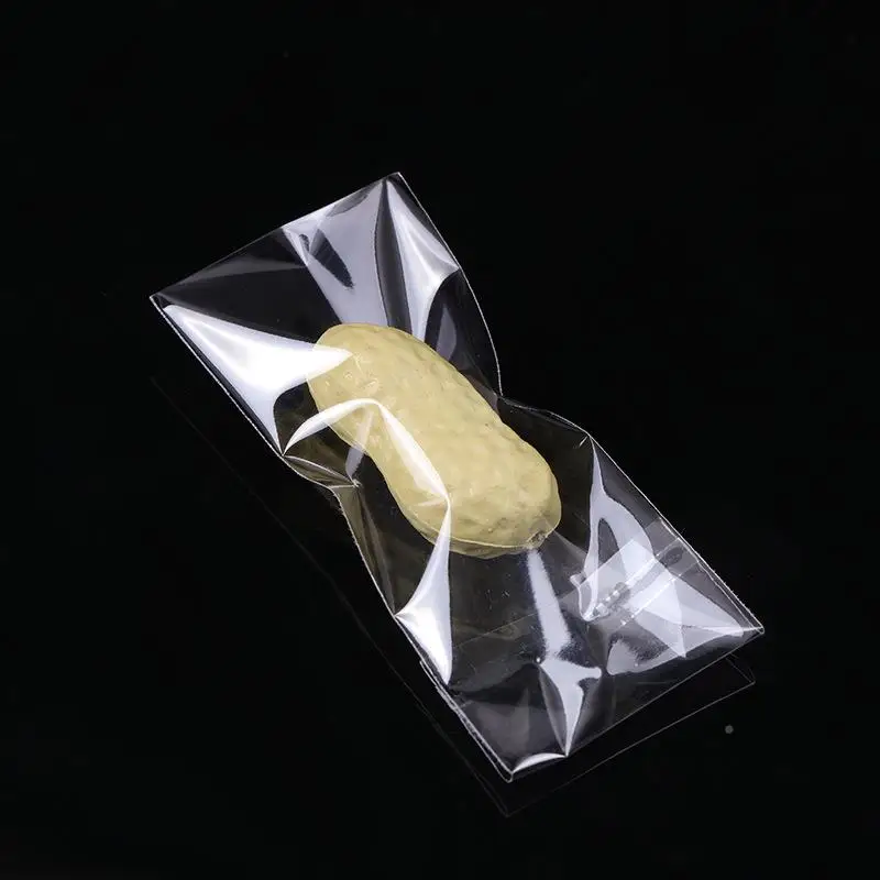 100pcs Transparent self-adhesive Small OPP Plastic Bags Jewelry Gift Packing Self Adhesive Cookie Candy Packaging Cellophane Bag