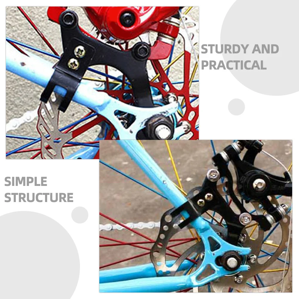 

2pcs Carbon Steel Brake Adapter Disc Conversion Kit For Mountain Bike Small Wheel Bicycle Upgrade Durable Bikes Parts