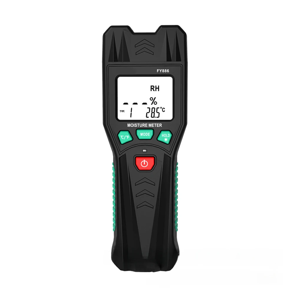 1pc Wood Moisture Meter Two-pin High-precision Digital Firewood Moisture Tester Drywall Moisture Detector For Wood Buliding