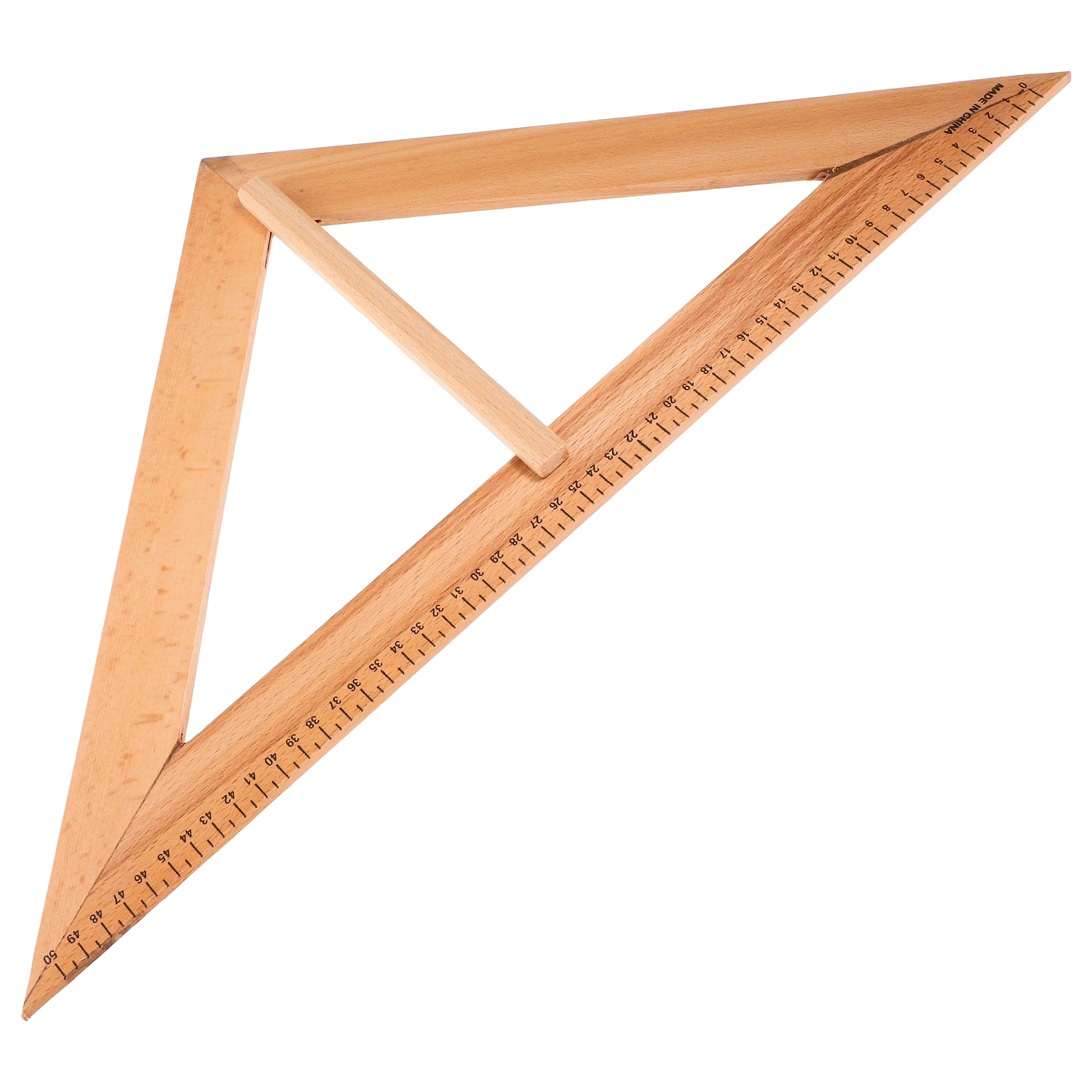 

Wood Teaching Protractor Ruler Multi-functional Geometric Rulers Clear Scale Precision Angle Measurement Drawing Tools