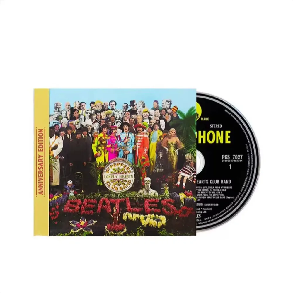 

The Beatles Sgt Pepper's Lonely Hearts Club Band CD — совершенно новый — Rock Masterpiece — вневременная концепция альбома Автомобильные домашние аудиодиски