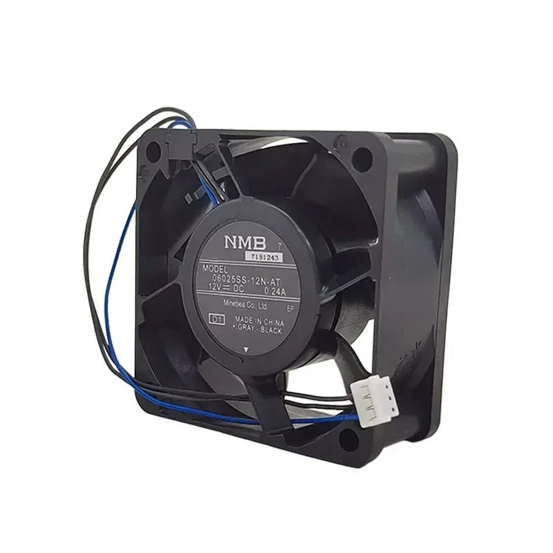 XINYI New NMB 06025SS-12N-AT 6025 12V 0.24A Inverter Projector Cooling Fan for NMB 0728