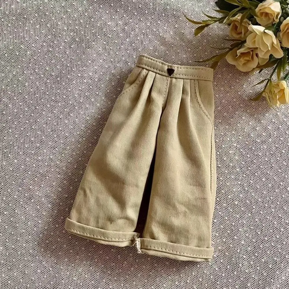 Vêtements élégants pour poupée faite à la main, pantalons décontractés à jambes larges avec chaussettes, accessoires de bricolage, chemises et jeans pour poupées 1/6 BJD 30cm