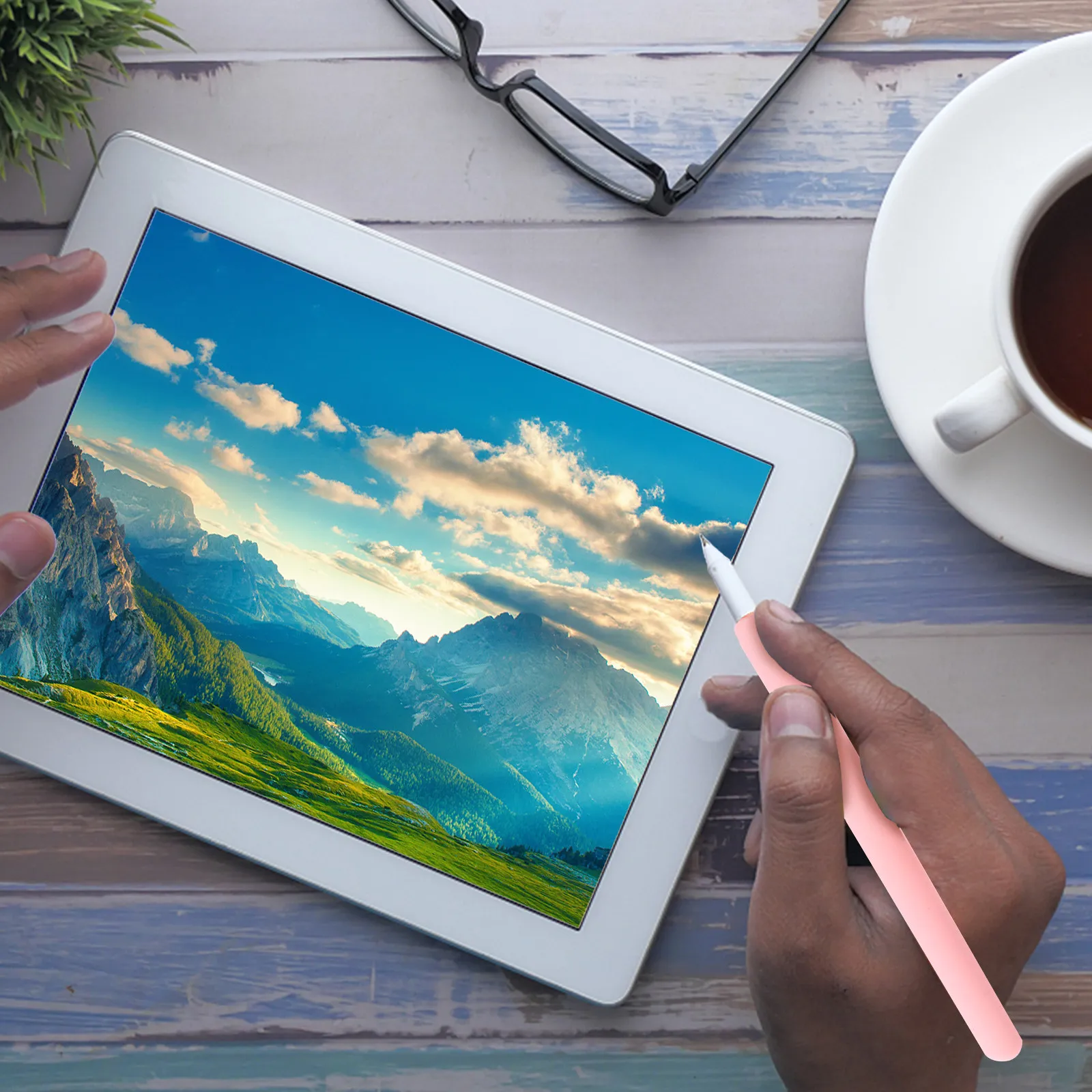 

Силиконовый чехол для стилуса с мультяшным дизайном, 360-градусная полная защита для Pencil 2, премиальный защитный чехол-накладка с улучшенным захватом