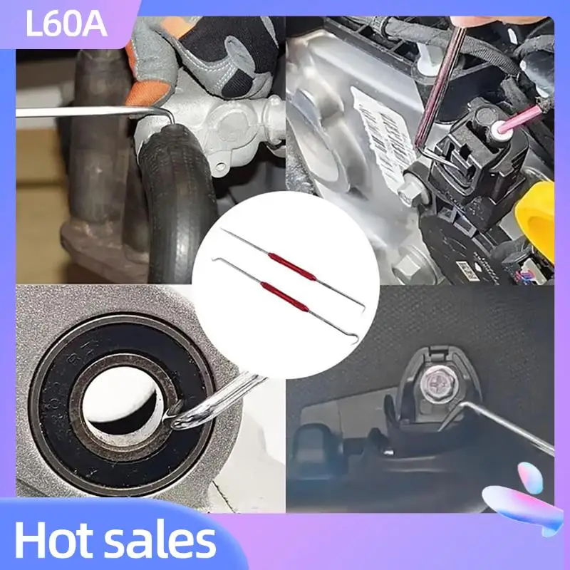 

L60A Double Pointed Scraper Metal Hook And Pick Set 45 Degrees 90 Degrees Pointed Mark Tool For Carpenter Mechanic