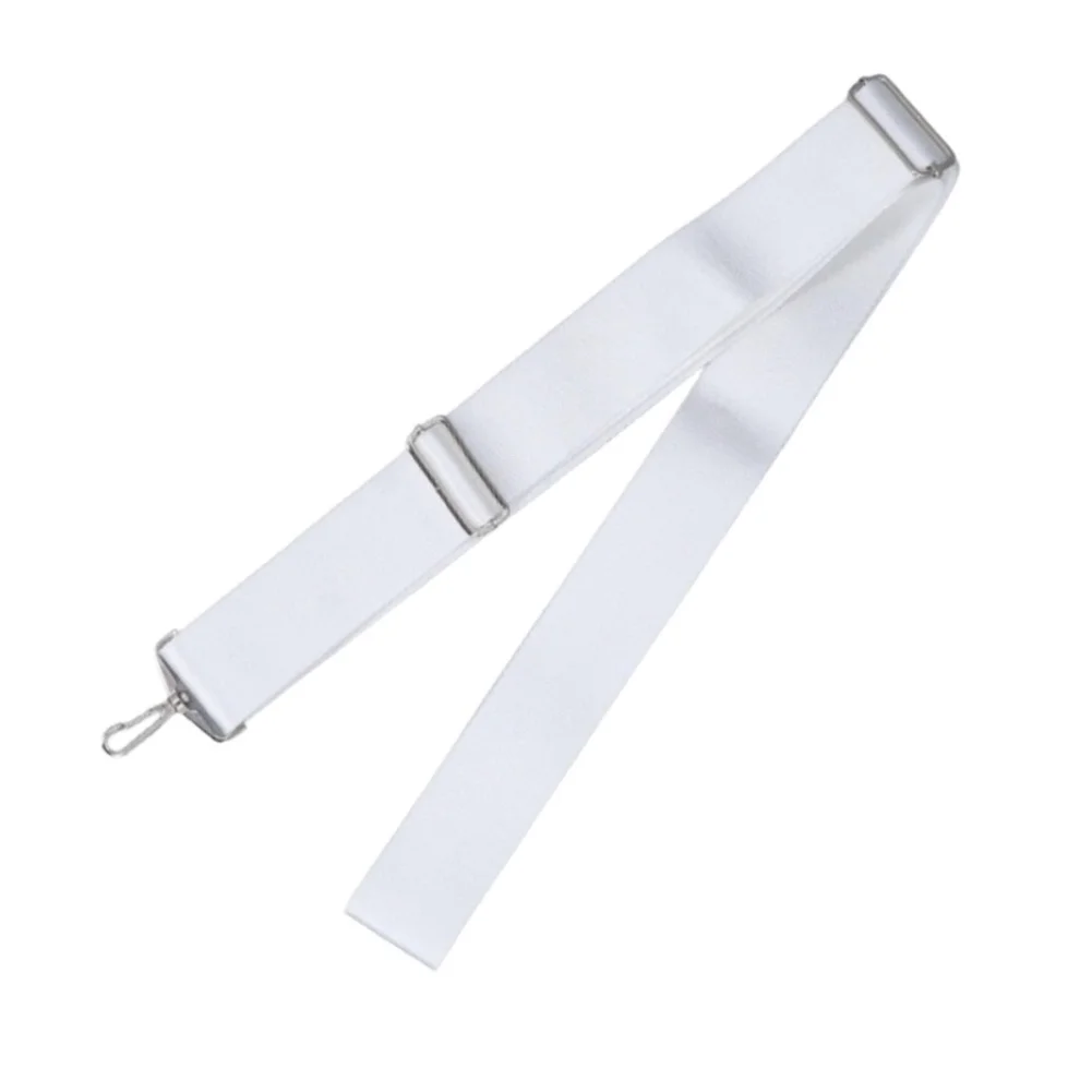 2pcs Adjustable Tennis Net Center Strap White Webbing With Metal Buckle 50-100cm For Court Height Regulation Sporting Goods Part
