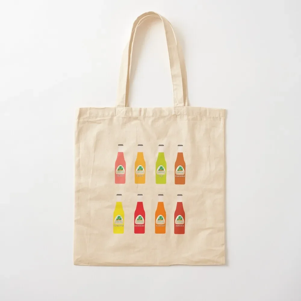 Jarritos the all natural fruit flavored sodas Tote Bag bag for beach reusable shopping bags Tote Bag