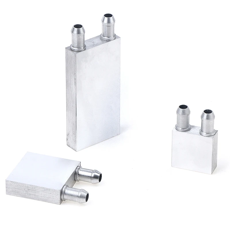 【F】For Liquid Water Cooler Heat Sink System Primary Aluminum Water Cooling Block For PC Laptop CPU Newest