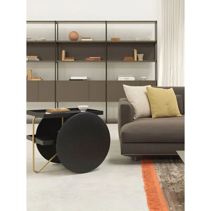 Mobile coffee table corner table side table, trolley creative art side table