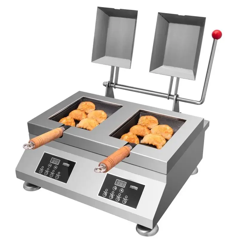 

Stainless Steel Automatic Dumpling Frying Machine Breakfast Canteen Kitchen Equipment