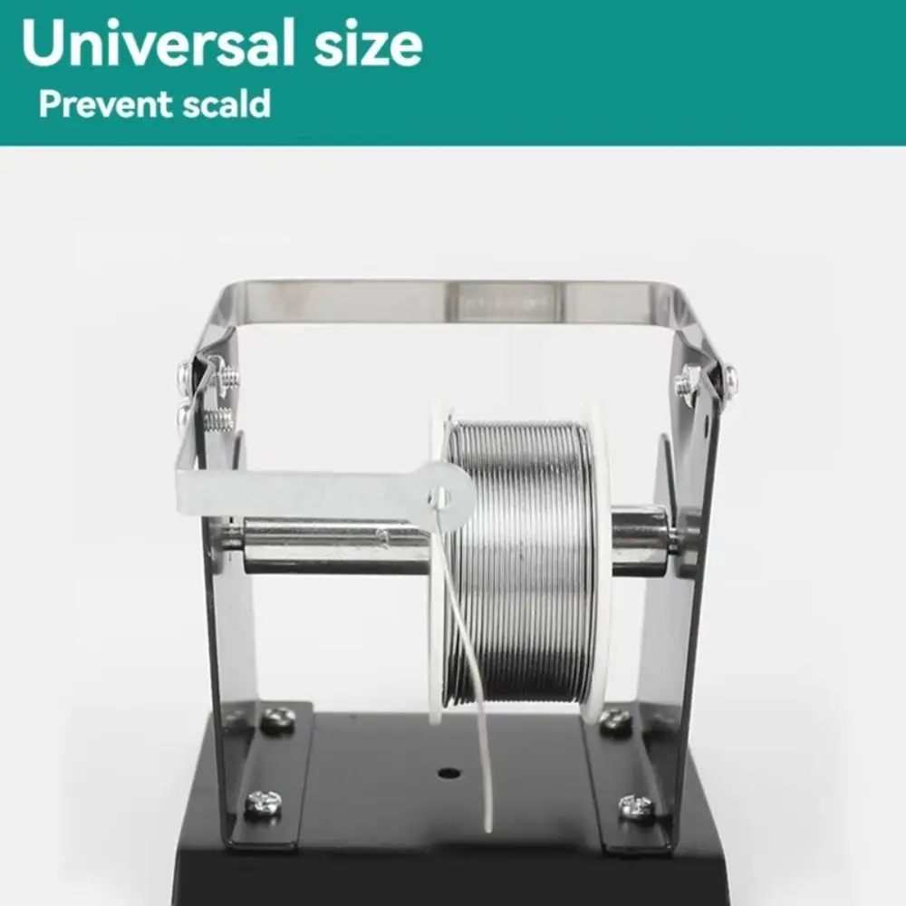 

Tin Management Universal Solder Dispenser Heat Resistant Metal Frame Welding Frame Cast Rotating Shaft Durable