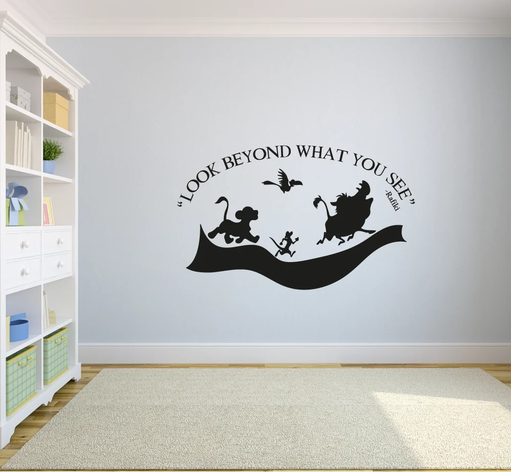 

Look Beyond What You See Inspirational Quote Vinyl Wall Art Wall Sticker Wall Decal For Home Room Nursery Kid Decoration