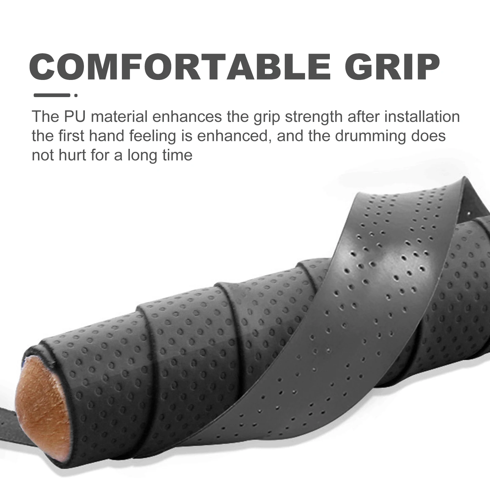 

2 Pcs Drumsticks Sweat Wraps Bands for Accessories Grip Tape Anti-slip Tapes Wrapping Comfortable