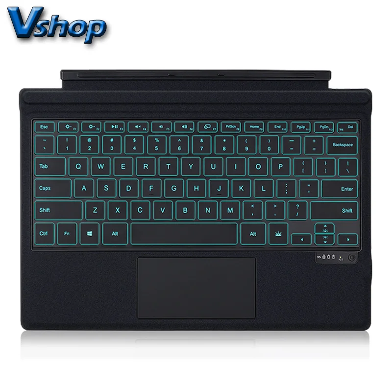 

Для Microsoft Surface Pro 3/4/5/6/7/7/7+ магнитная Bluetooth-клавиатура с подсветкой