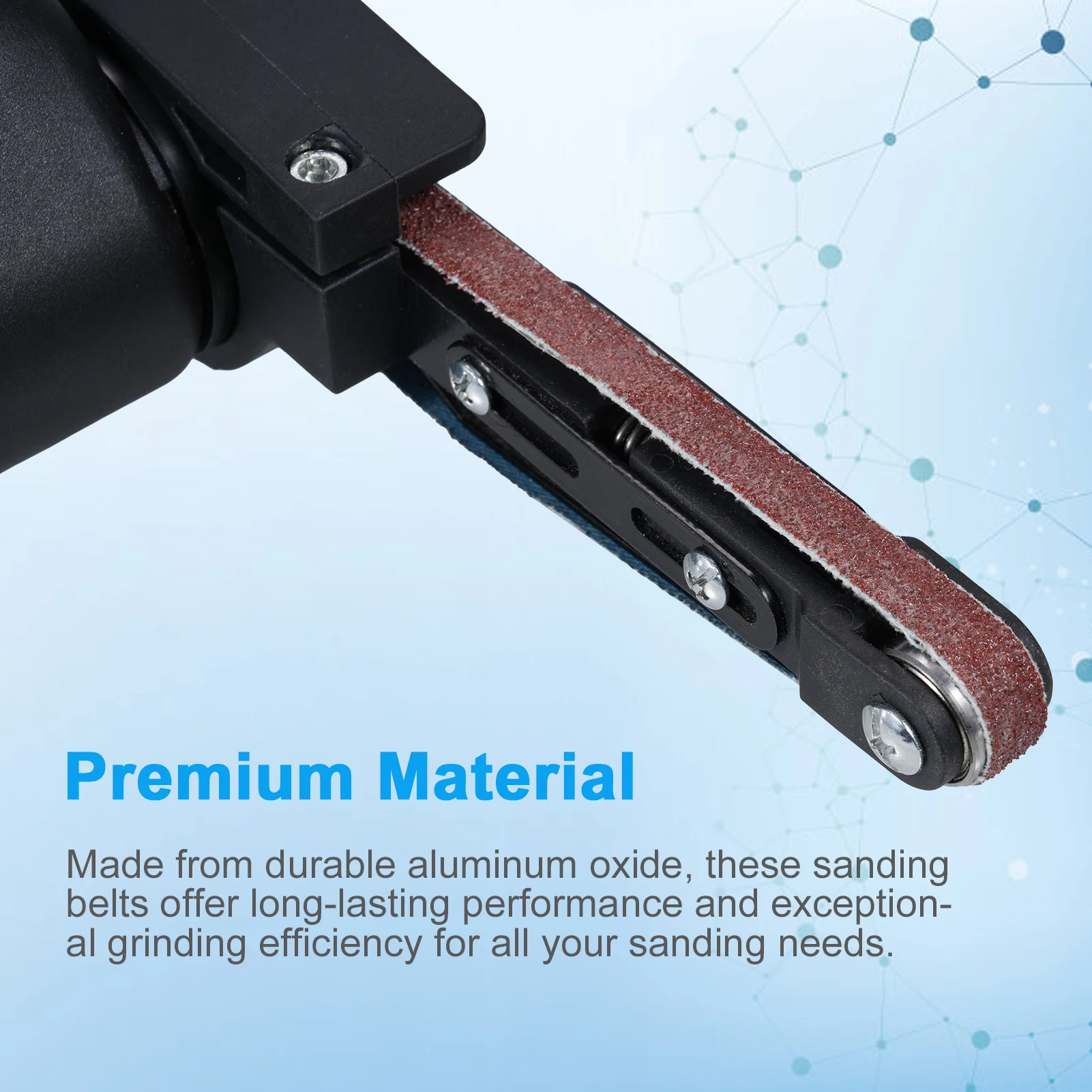 

30 шт. шлифовальные ленты 3/8 х 14 дюймов, 6 штук зернистости 60/80/120/150/240, шлифовальные ленты из оксида алюминия для шлифования древесины и металла