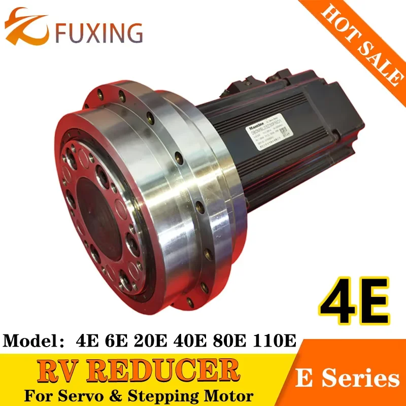 

4E High-precision Cycloidal Pinwheel RV Reducer 120BX Series Gearbox 400w Servo Motor Industrial Teaching Robot Arm With Flange