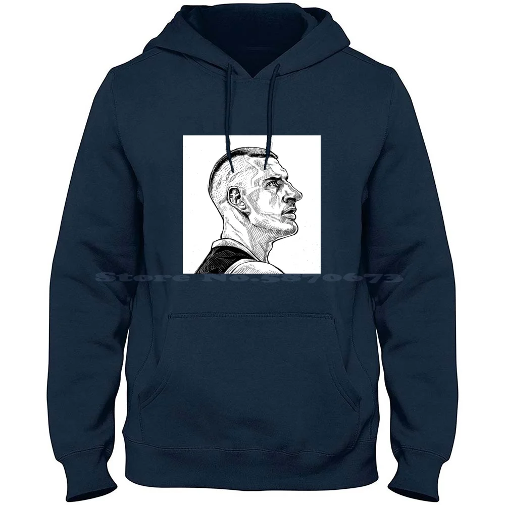 Jokic Is So Handsome 100% Cotton Hoodie T Shirt Nikola Jokic Denver Serbia Basketball Sports Brothers Mvp Luckymong Superstars