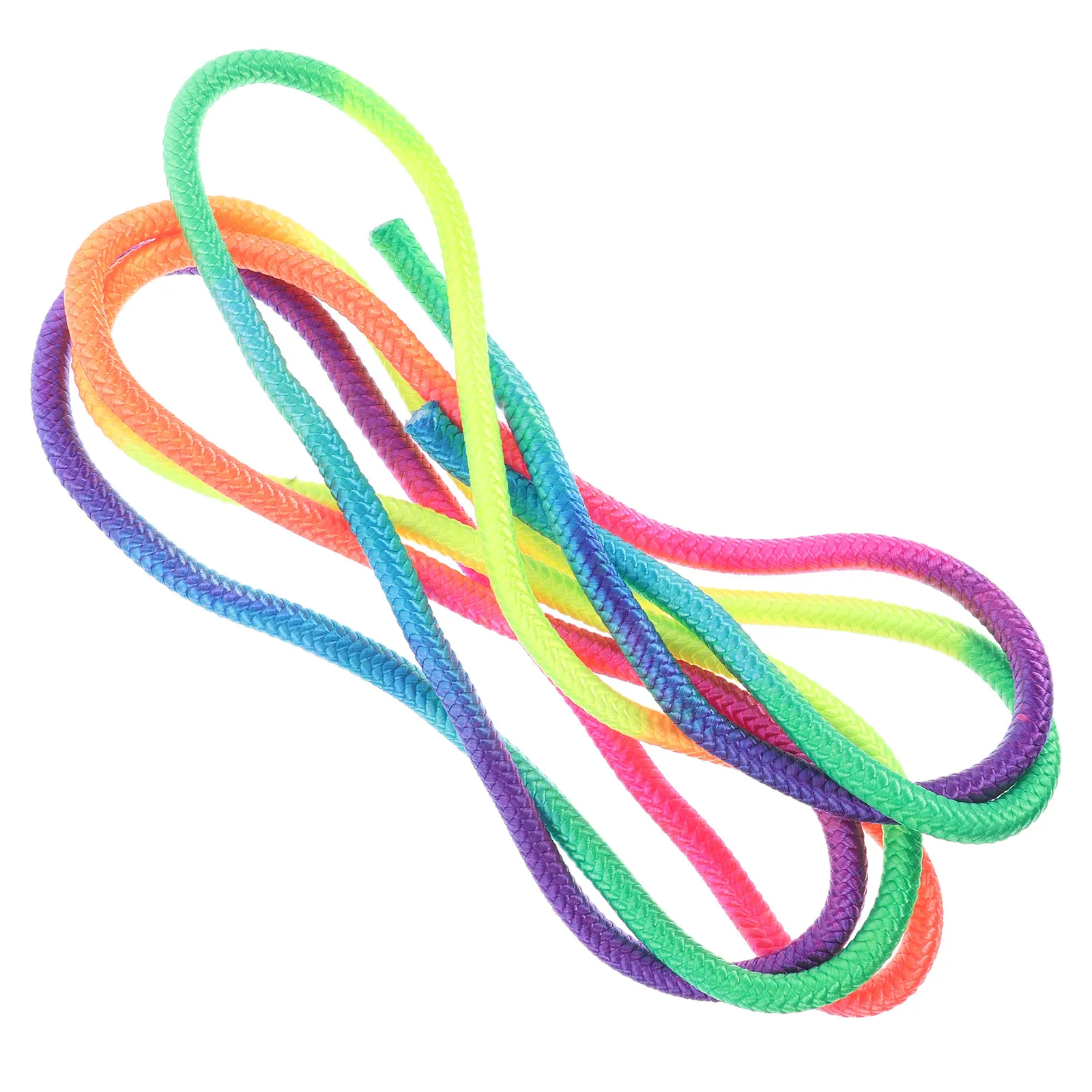 Cuerda de Gimnasia Rítmica con Color Degradado, Longitud Ajustable, Cuerda para Saltar para Entrenamiento Físico, Equipo Deportivo de Gimnasia