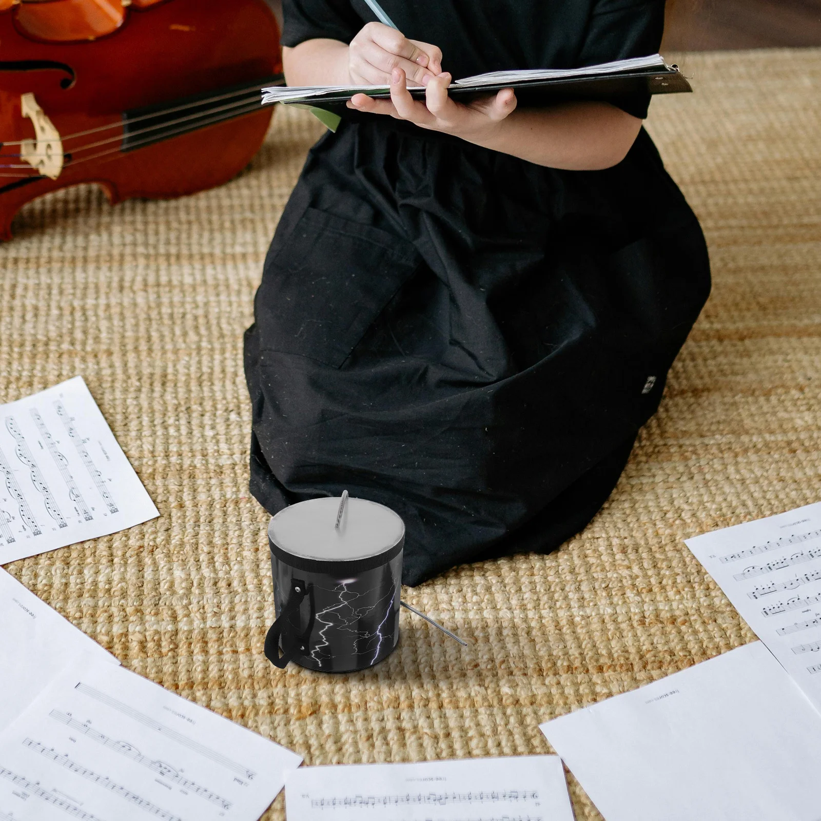 

Thunder Sound Drum Spring Percussion Instrument For Music Classroom Party Sports Event Sound Effect Simulation Portable Design