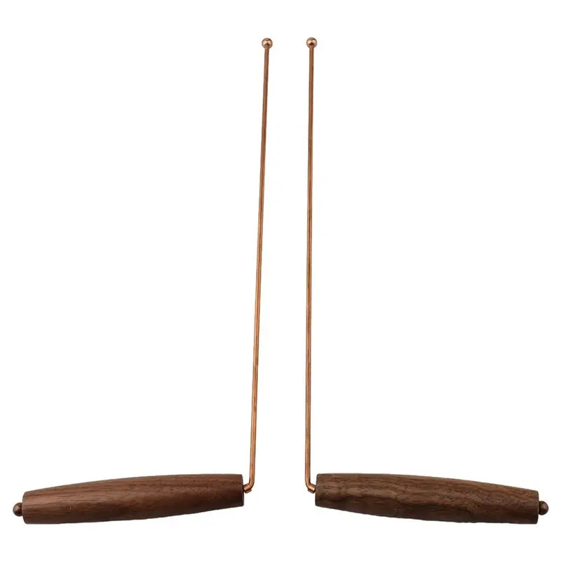 ABAE-Copper Dowsing Rods Dowsing Rods For Beginners Paranormal Investigation Tool
