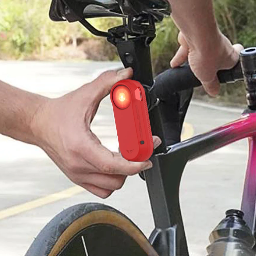 Silicone Smart Bike Lights Protective Cover Anti-Lost Smart Bike Lights Shell Impact-resistant  for  Varia RTL515