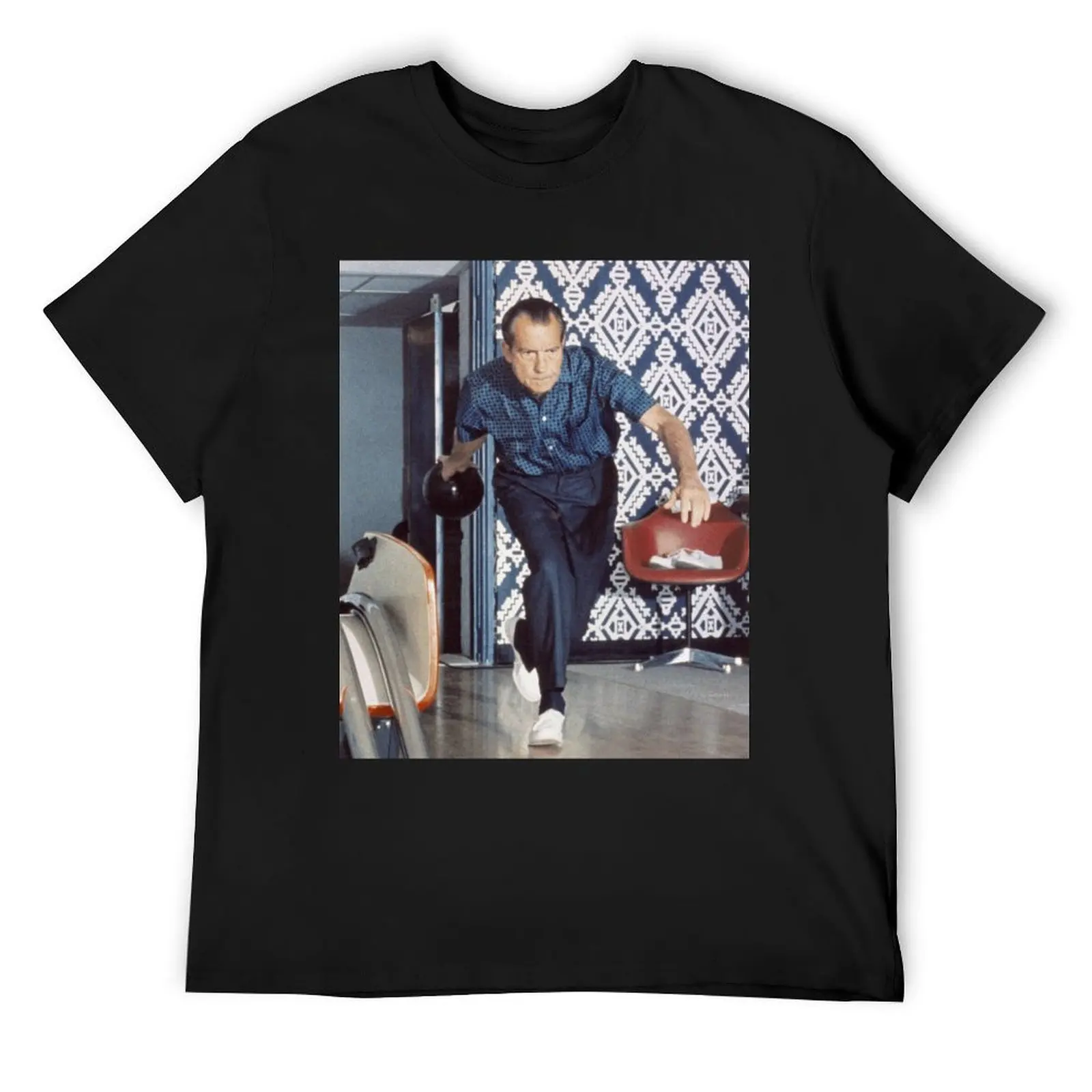 

Nixon Bowling T-Shirt basketball graphic tees anime stuff funny gifts summer 2025 workout shirts for men