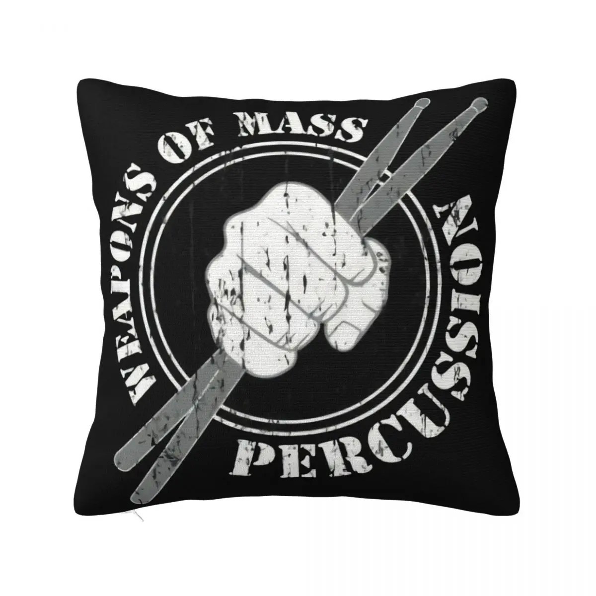 Rare Drumming Drummer Drum Weapons Of Mass Percussion Mens Funny Kit Set Pillow Case