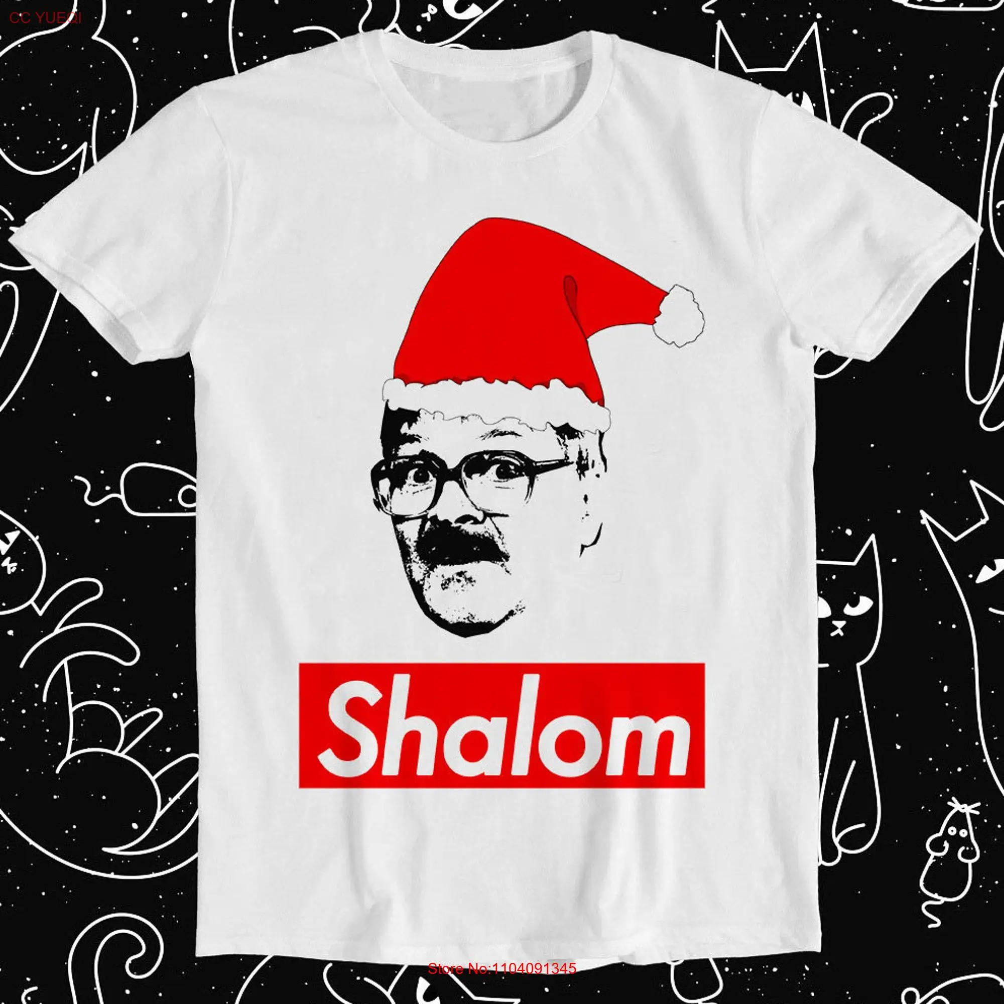 Christmas Shalom Friday Night Dinner Jackie Xmas Cool T Shirt F215 long or short sleeves