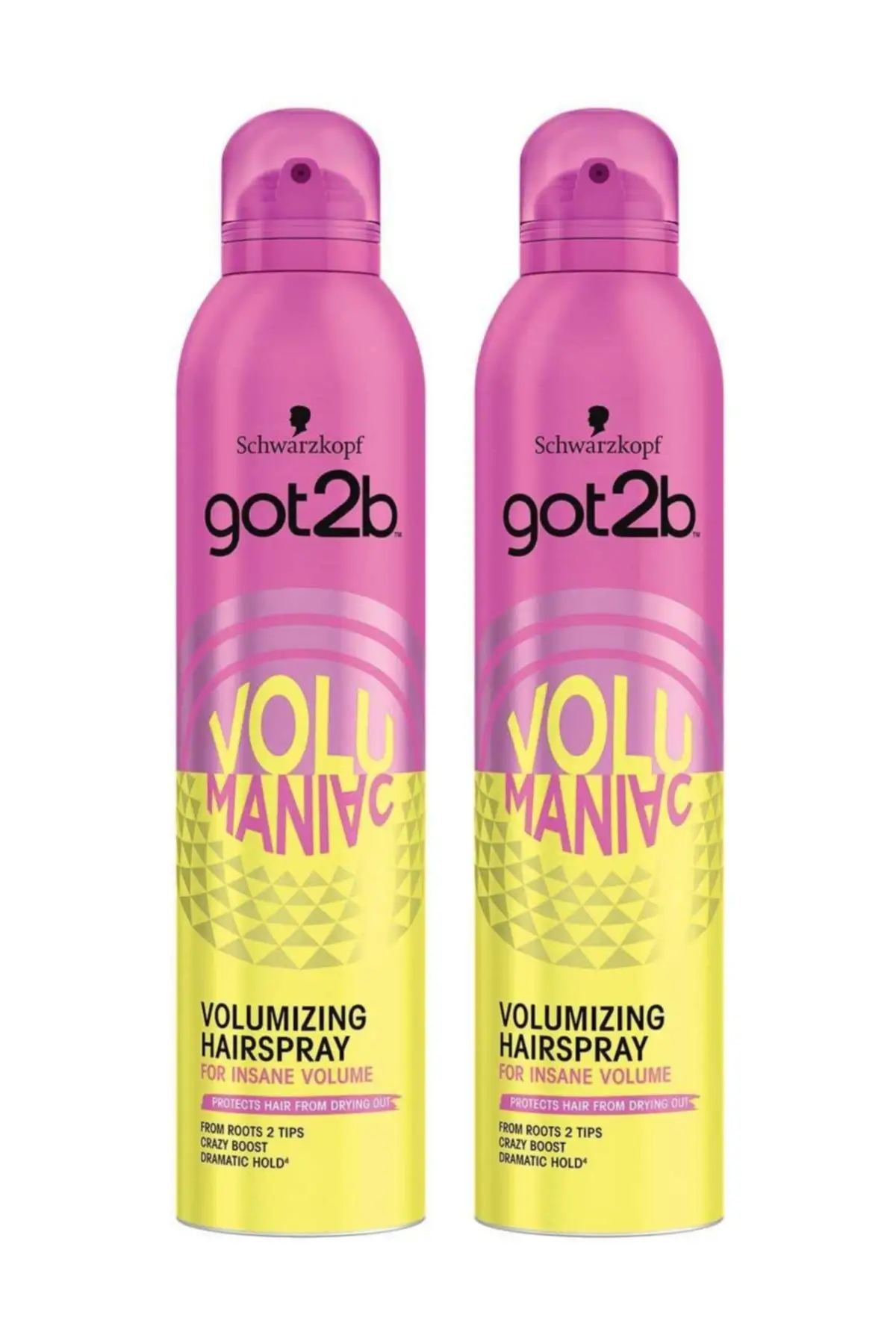 Atomizador Volumaniac Super hair Got2b, 300 Ml, scream Ultimate extreme hold Fix, helado, boquilla para quitar revestimiento de bašak