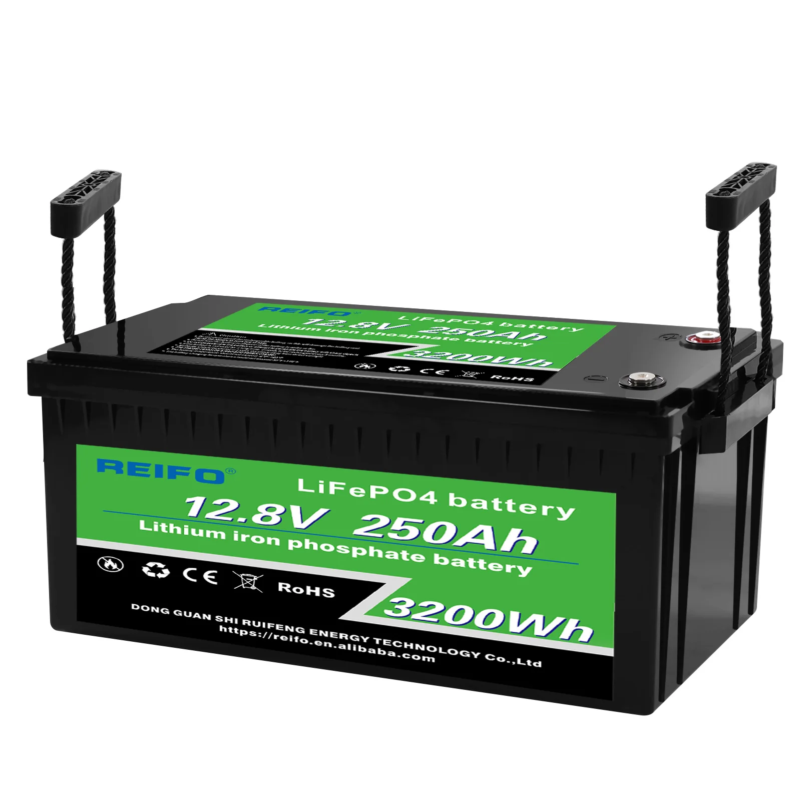 

LiFePO4 Battery 12V250Ah LiFePO4 Deep Cycle Golf Cart Solar Energy System, Energy System Lithium Battery