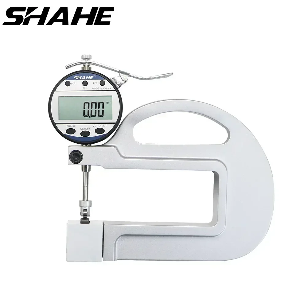 

SHAHE Digital Thickness Gauge With Roller Insert 12.7mm 0.01mm Suitable for Paper/Film/Leather/Wire Thickness Gauge