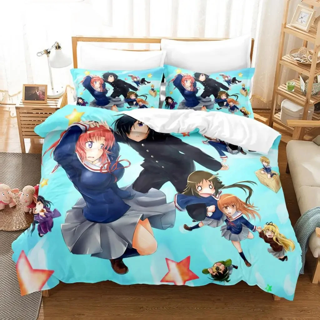 

Anime Engaged To The Unidentified Bedding Set Boys Girls Twin Queen Size Duvet Cover Pillowcase Bed Kids Adult Customizable