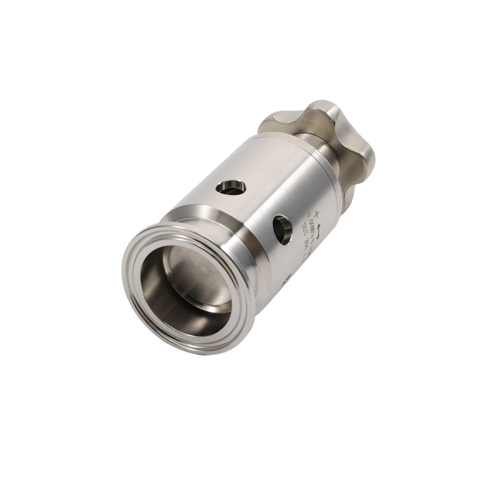 Detalhe 4 de Válvula solenoide Adjustable Pressure Relief Valve Tri Clamp 1.5\ Outras válvulas