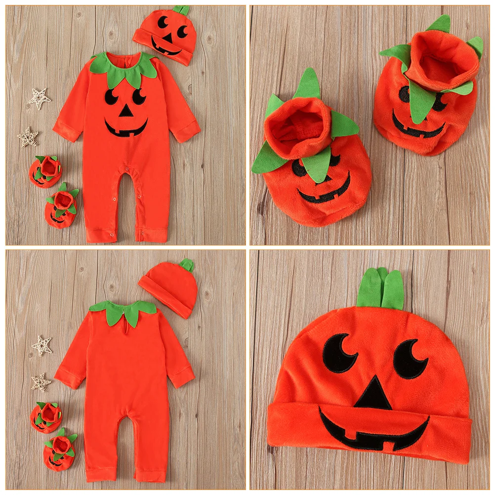 

Halloween Jumpsuit Set Newborn Long Sleeve Infant Costume for Party Photo Family Events Halloween Baby Costume