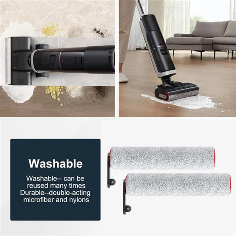 KEOL-For Dreame H14 Pro/H20 Ultra/H30 Ultra/H13 Pro فرشاة دوارة للفراغ الرطبة والجافة قطع غيار فرشاة تنظيف الأرضيات