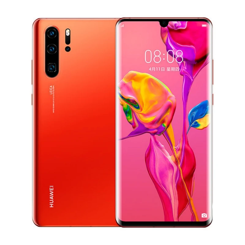 HUAWEI-P30 Pro, смартфон Android, 6,47 дюйма, 8 ГБ ОЗУ, 512 Гб ПЗУ, сотовый телефон, камера 40 МП, две SIM-карты, магазин Google Play, мобильные телефоны