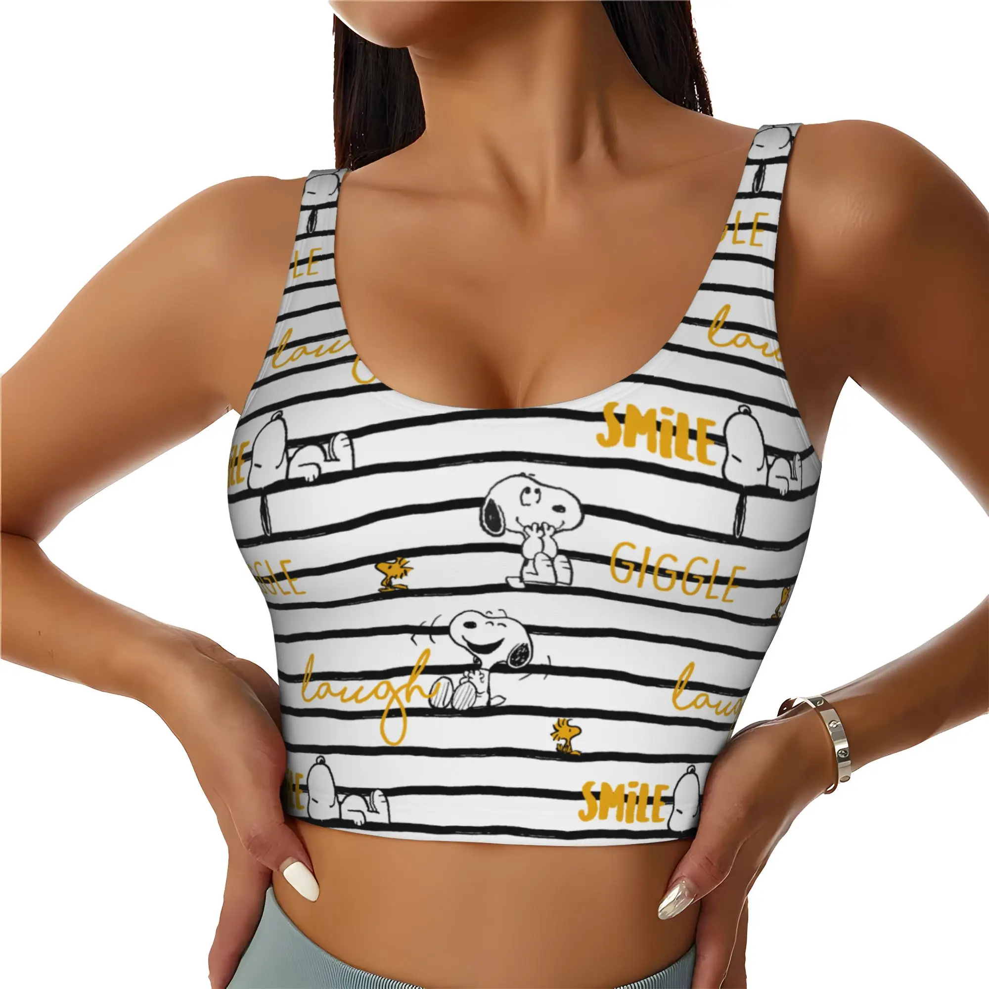 sutias-esportivos-de-alto-impacto-personalizados-s-snoopies-anime-para-mulheres-tops-cropped-sem-costura-para-treino-e-corrida-com-estampa-de-cachorro