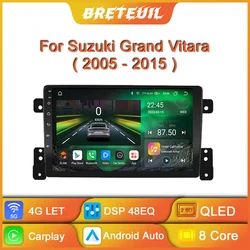 For Suzuki Grand Vitara 3 2005 - 2015 Car Radio Android Multimidia Player GPS Navigaion Carplay Auto Stereo Intelligent System