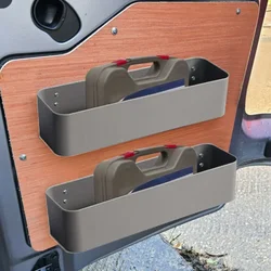 2PC Universal Caravan Camper Van Storage Pocket Boxes for Tool Storage Van Racking Ratchet Strap Fit Stowing Tidying Storage Box