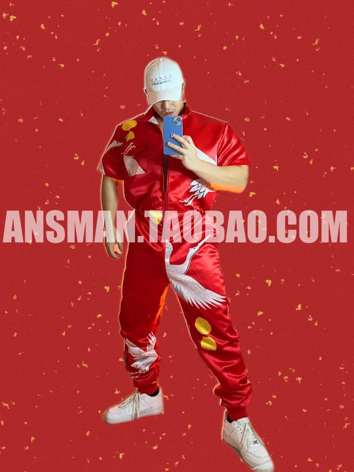 Bar Nightclub Singer Stage Gogo Clothing DS Red New Year's Day Valentine's Day One-piece Tooling Business Christmas Costumes