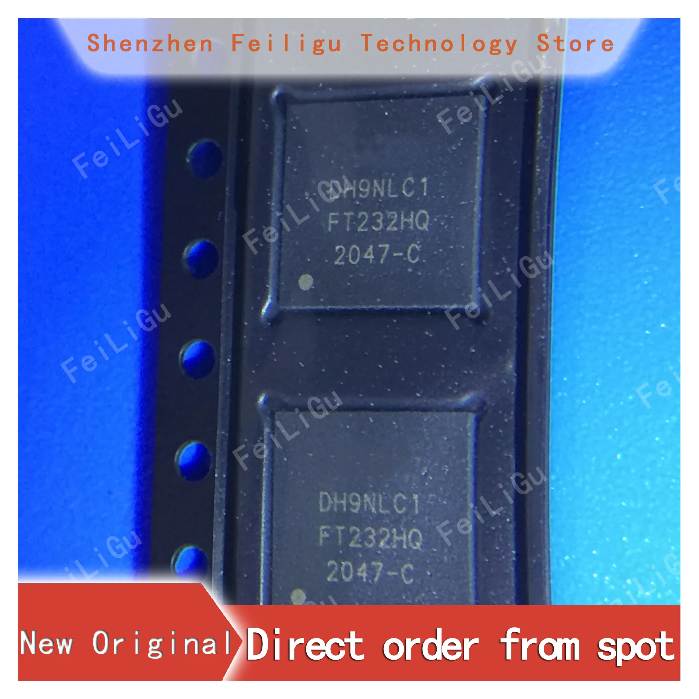 1/10/30Pieces 100% New Original FT232HQ-REEL FT232HQ FT232 Package:QFN48 USB to UART FIFO Converter Chip