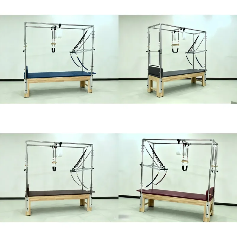 Natural Oak Compact Pilates Simple Assembly for Home Fitness