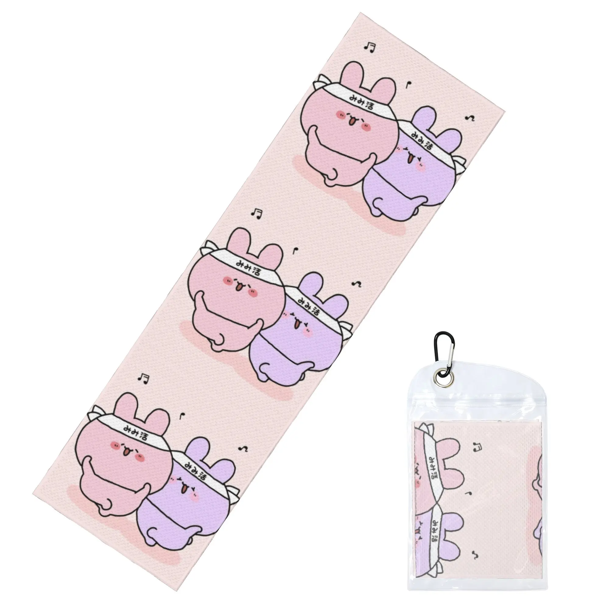 Asamimichaan Anime Cartoons Asamimi Cold Exercise Towel   Super Soft Breathable Instant Cooling Towel Yoga Towels