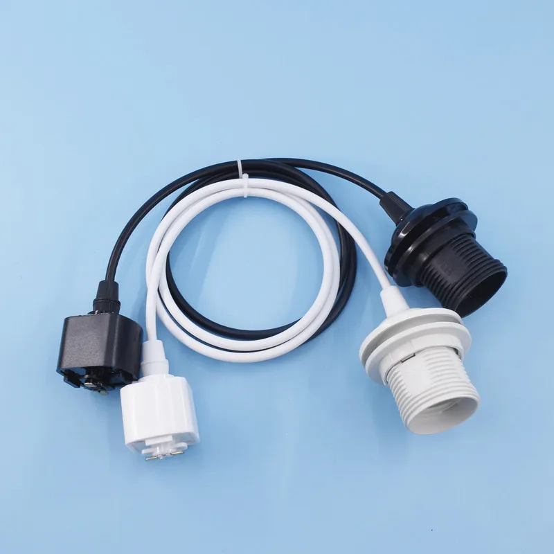5pcs E27 Lamp Holder Hanging Cable for Track Pendant Light  DIY Pendant Light Accessory