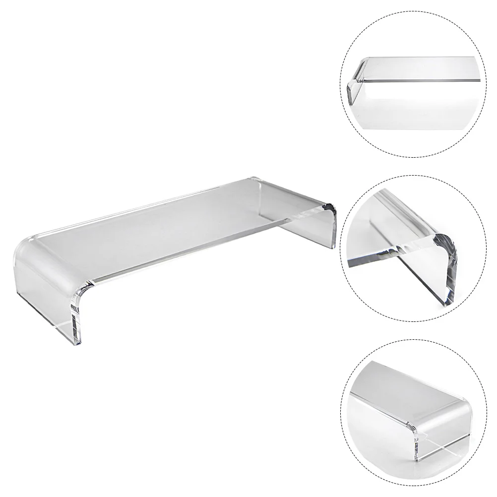 

Anti-cat Keyboard Cover Computer Lifting Rack Transparent Acrylic Monitor Riser Stand
