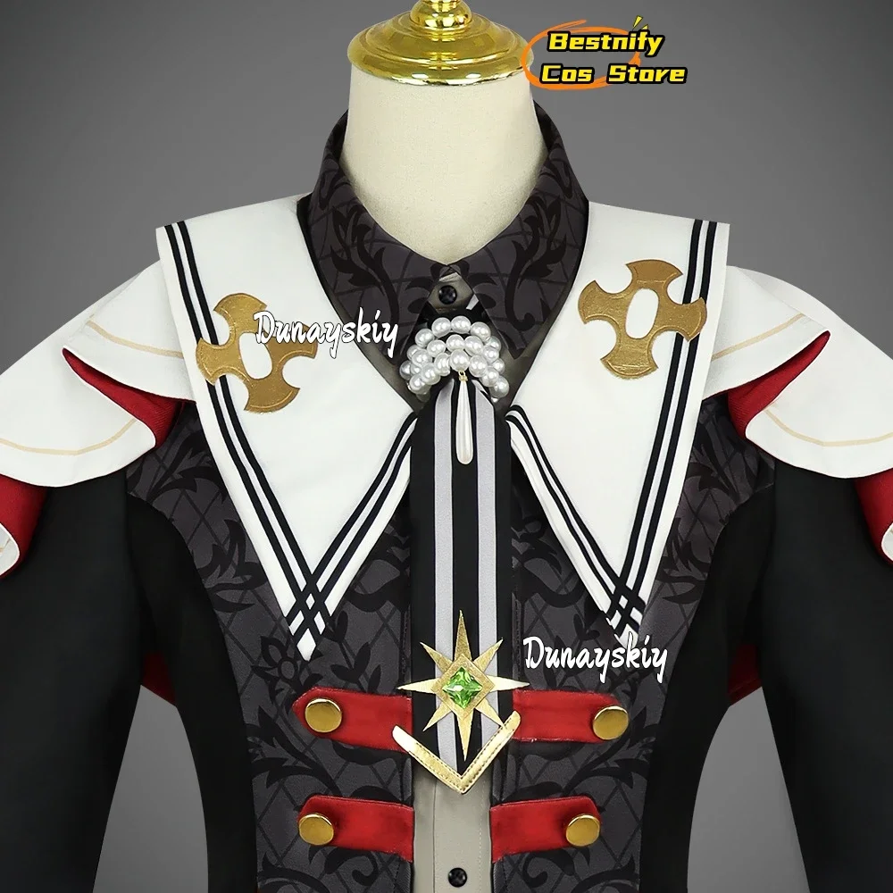 CosplaySuou Tsukasa Cosplay Game Ensemble Stars Fallen Angels Costume Medieval Vintage Knight Set Suou Tsukasa Role-play Wig Pro