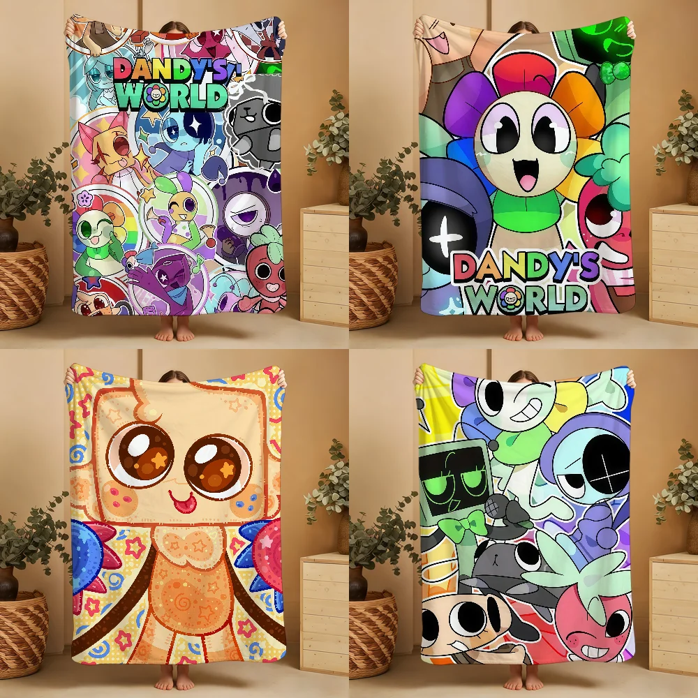 Cartoon Cute D-Dandys W-World Blanket Soft Warm Furry Throw Super Kids Toys Bed Sofa Car Cradle