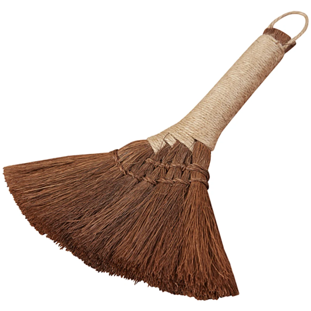 

Small Cleaning Broom Tea Table Cleaning Brush Household Garbage Clean Brush Palm Fiber Desktop Brush Sofa Bed Broom Home Supply
