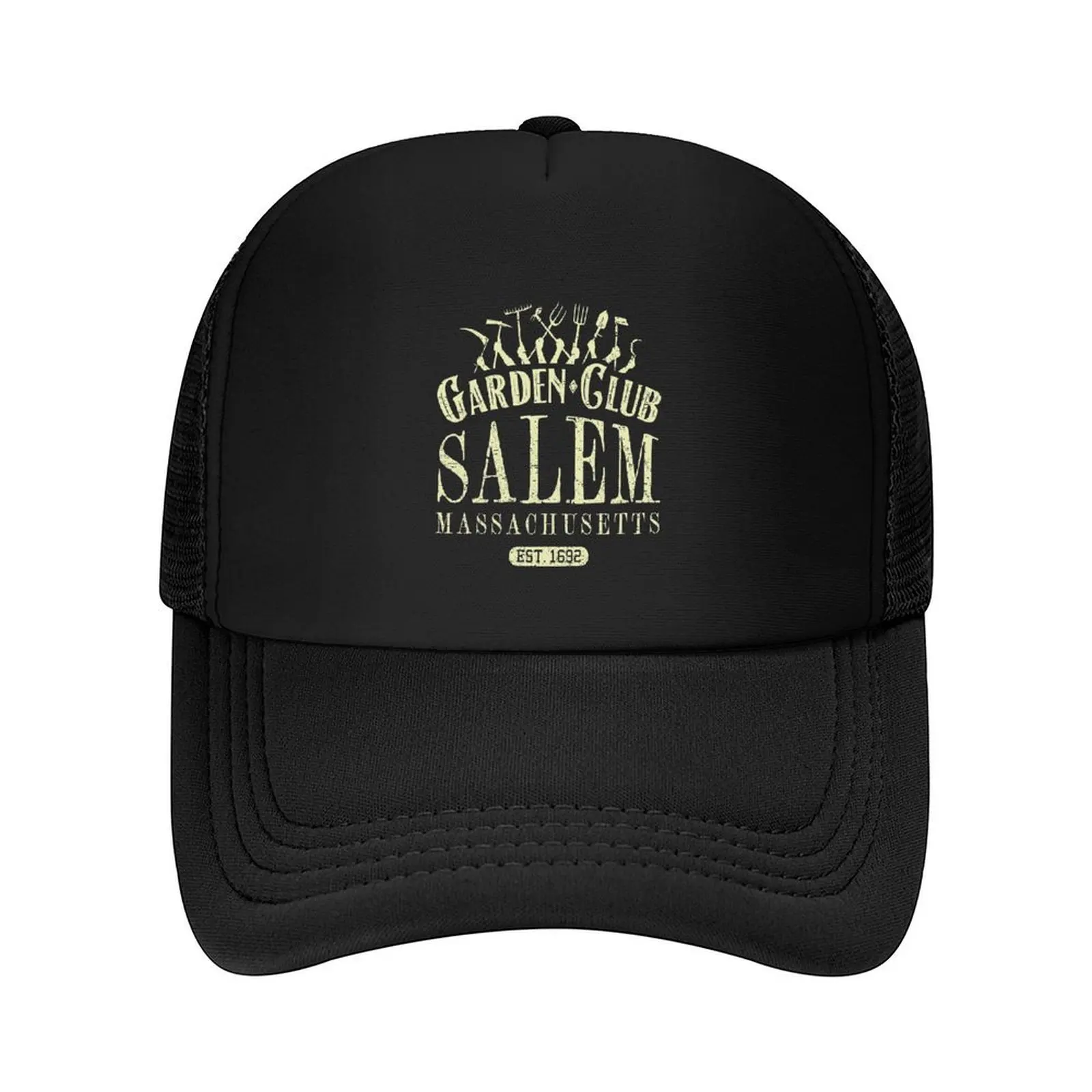 

Garden Club Salem Massachusetts Vintage Distressed Gardening Light Baseball Cap Male hat hats for men custom Hat Women's Men's