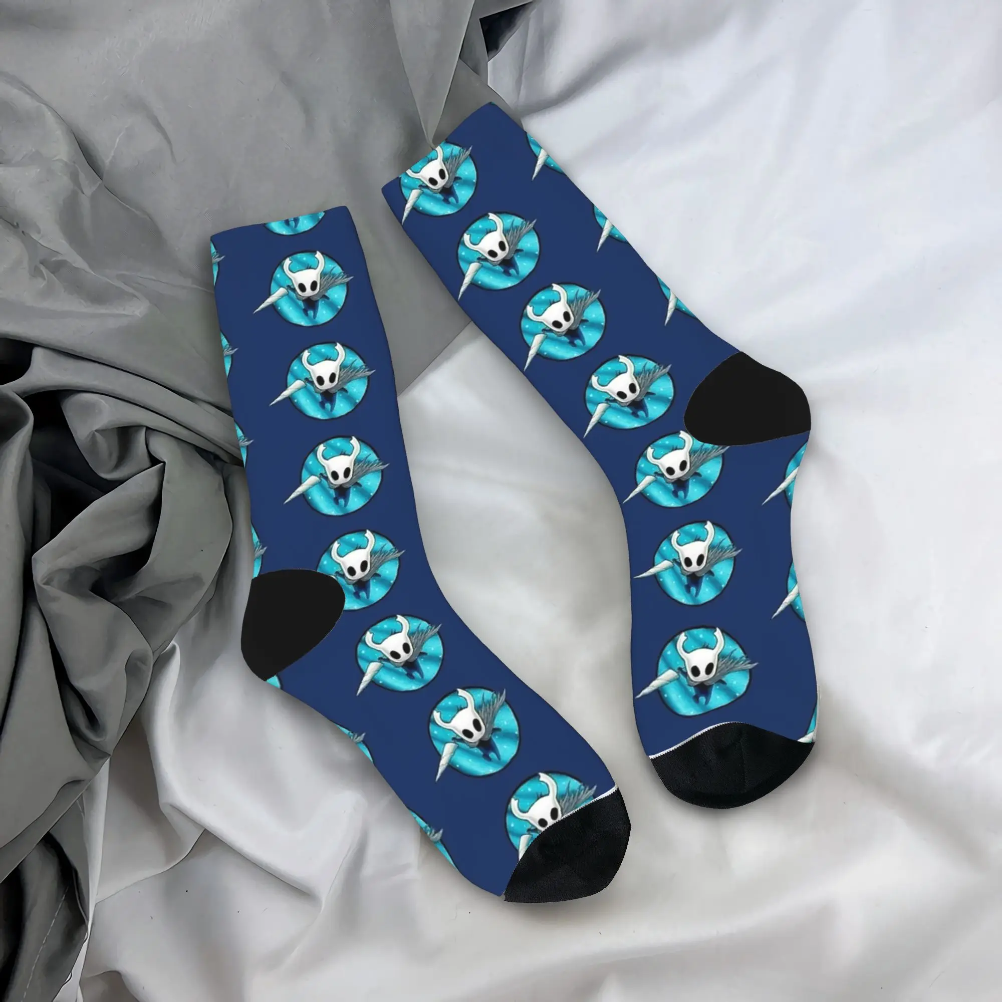 Hollow Knight Game Stockings Men  Socks Medium Soft Funny Socks Winter Skateboard Anti Skid Custom Socks Gift